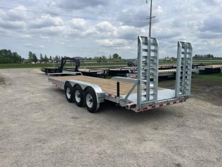 New 2026 Canada Trailers 24 ft Galvanized Triple Axle Equipment Trailer