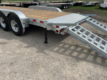 New 2026 Canada Trailers 24 ft Galvanized Triple Axle Equipment Trailer