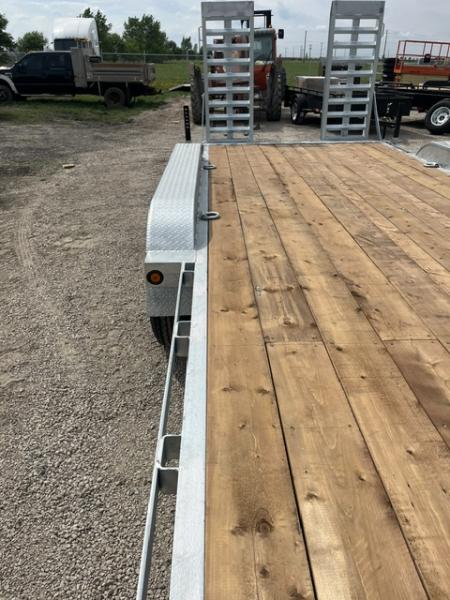 New 2026 Canada Trailers 24 ft Galvanized Triple Axle Equipment Trailer