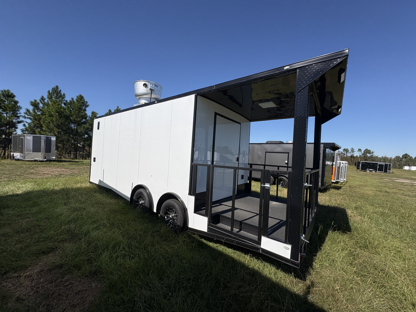 New 2026 Rock Solid Cargo 8.5x26 BBQ Trailer