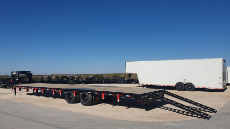 New 2026 PJ 102"x40' GN Low-Pro Flatbed w/ Duals - LD