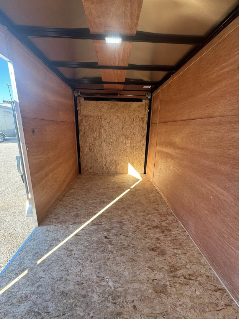 New NEW 2026 6X10 + V-NOSE ENCLOSED TRAILER WITH RAMP