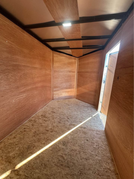 New NEW 2026 6X10 + V-NOSE ENCLOSED TRAILER WITH RAMP