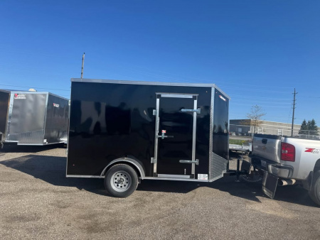 New NEW 2026 6X10 + V-NOSE ENCLOSED TRAILER WITH RAMP