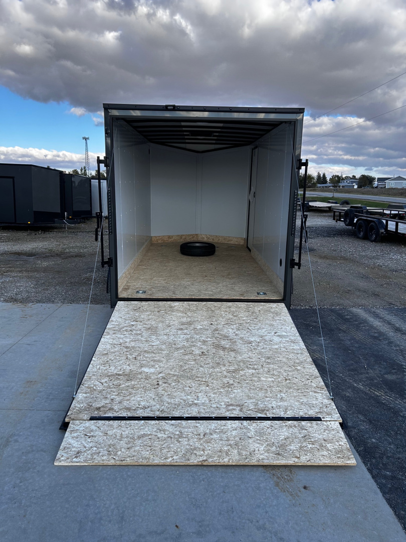 New 2026 Discovery Trailers 7X14 Blackout pack 7' interior ramp door Cargo / Enclosed Trailer