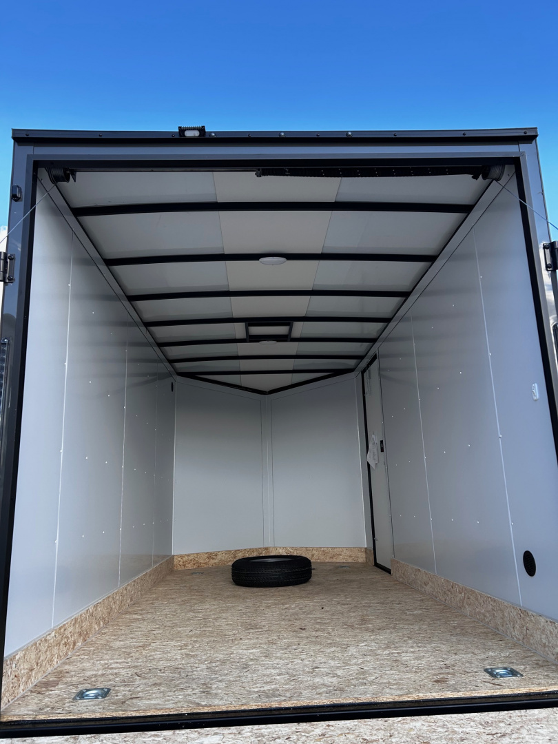 New 2026 Discovery Trailers 7X14 Blackout pack 7' interior ramp door Cargo / Enclosed Trailer
