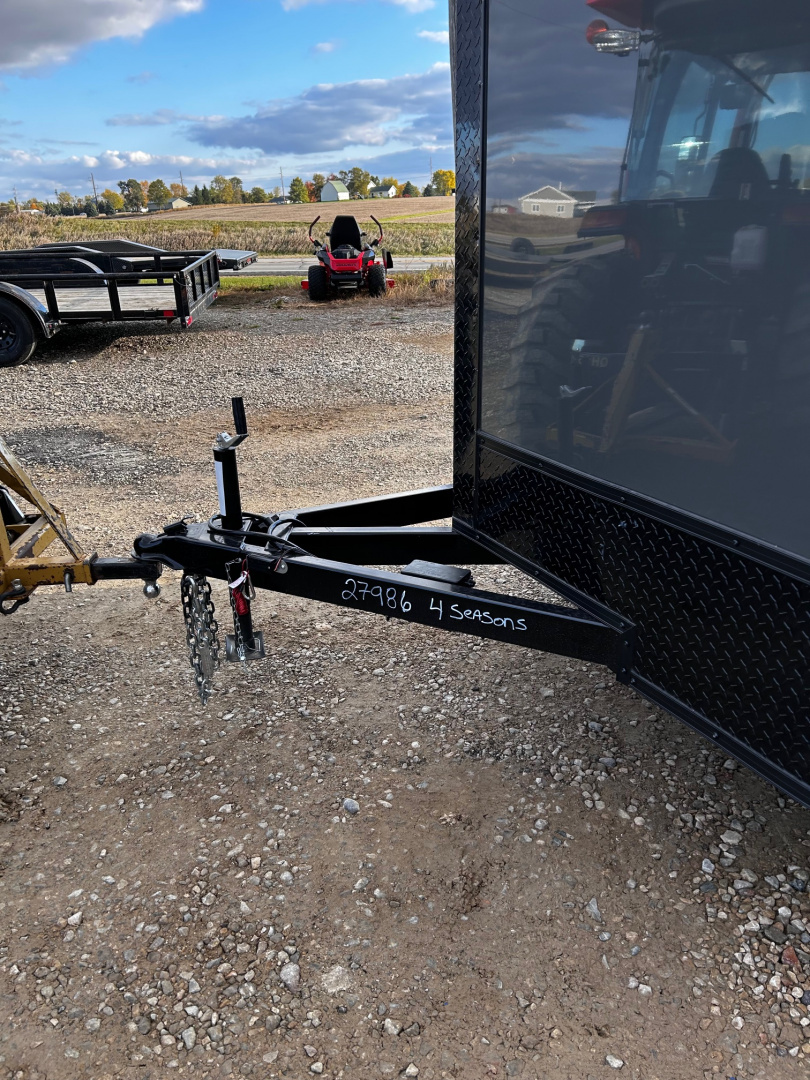 New 2026 Discovery Trailers 7X14 Blackout pack 7' interior ramp door Cargo / Enclosed Trailer