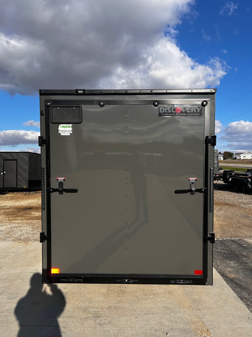 New 2026 Discovery Trailers 6.5X12 7' INTERIOR HEIGHT, RAMP DOOR, BLACKOUT PACKAGE Cargo / Enclosed Trailer