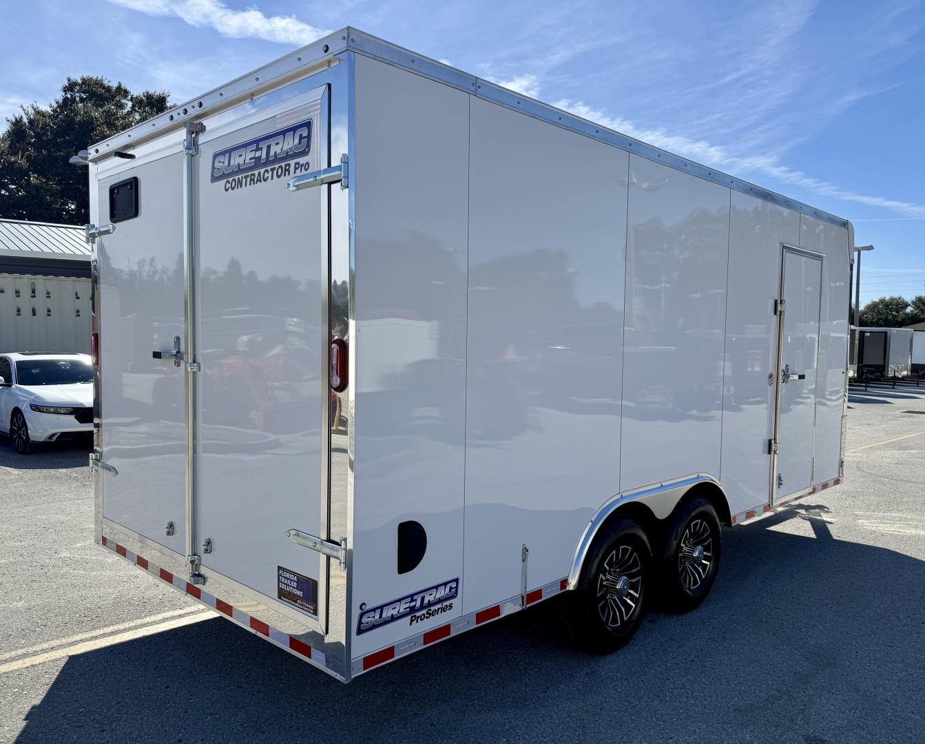 New 2026 Sure-Trac 8.5x18 Contractor Pro 14K Double Rear Door Cargo / Enclosed Trailer