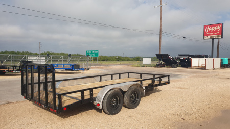 New 2026 PJ 83"x16' Tandem Axle Utility Trailer - UL