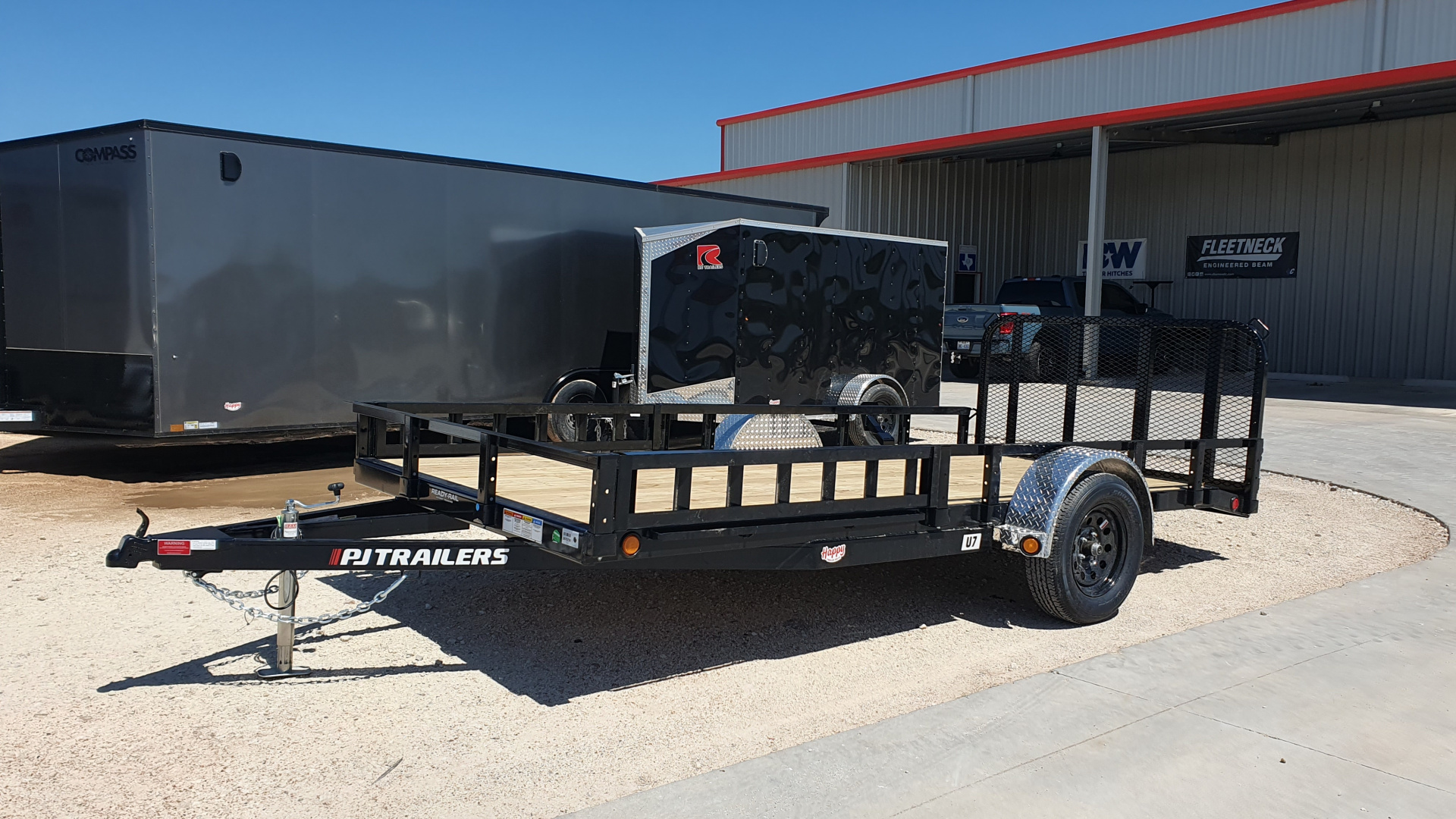 New 2026 PJ 77"x14' Single Axle Utility Trailer - U7