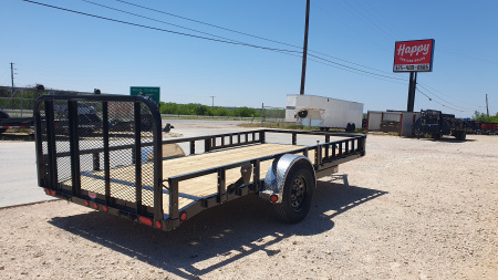 New 2026 PJ 77"x14' Single Axle Utility Trailer - U7