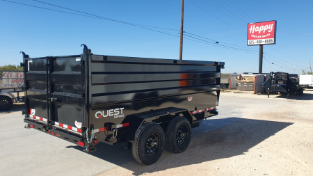 New 2026 PJ 83"x14' BP Tandem Axle Dump w/ 48" Sides – D7