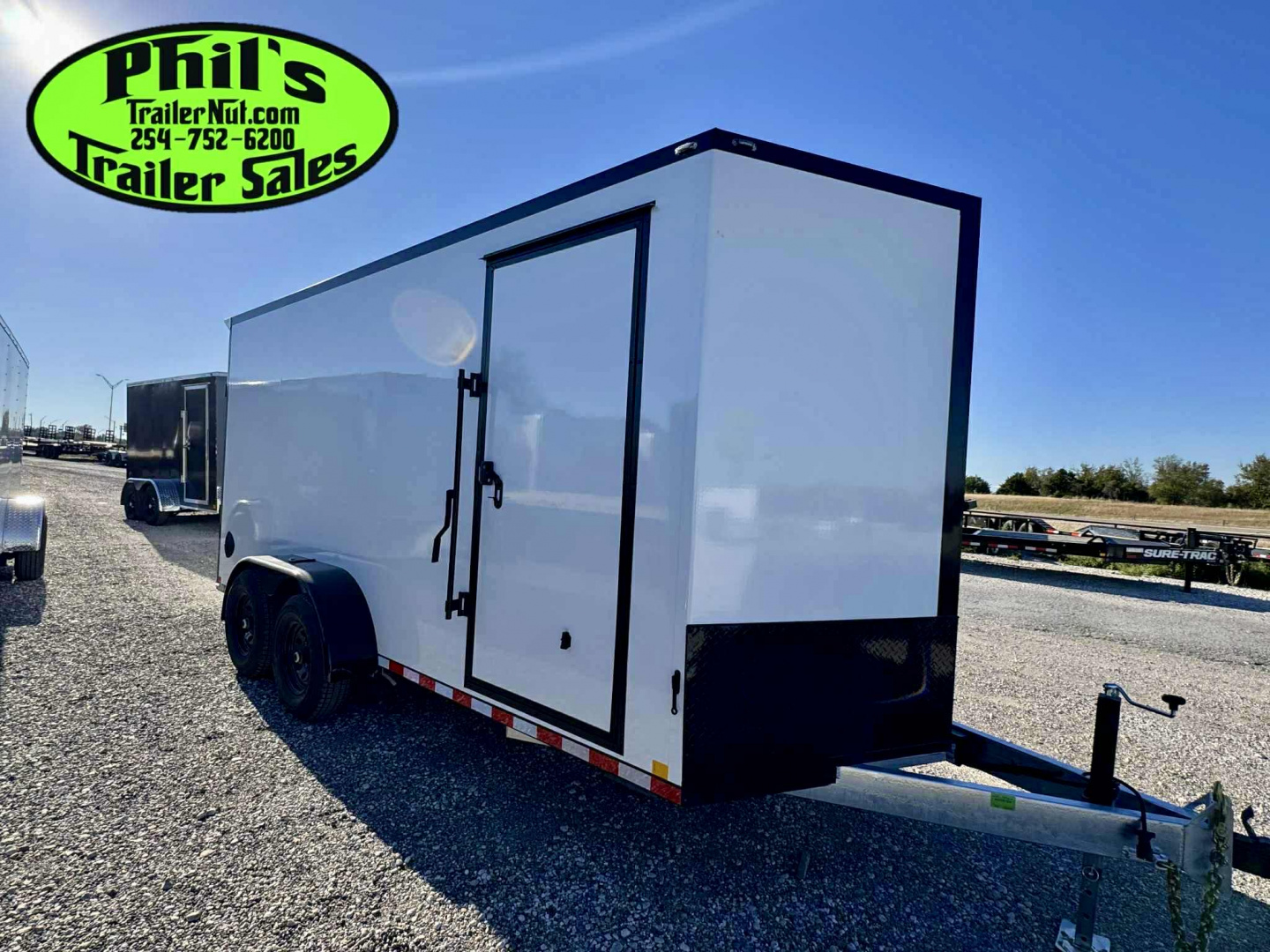 New 7X16 CellTech Ramp Enclosed Cargo Trailer 10 YR WARRANTY COMMERCIAL GRADE