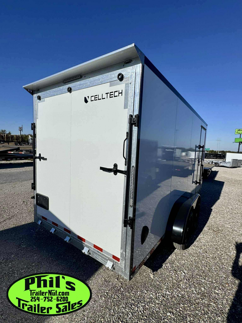 New 7X16 CellTech Ramp Enclosed Cargo Trailer 10 YR WARRANTY COMMERCIAL GRADE