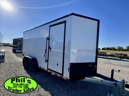 New 7X16 CellTech Ramp Enclosed Cargo Trailer 10 YR WARRANTY COMMERCIAL GRADE