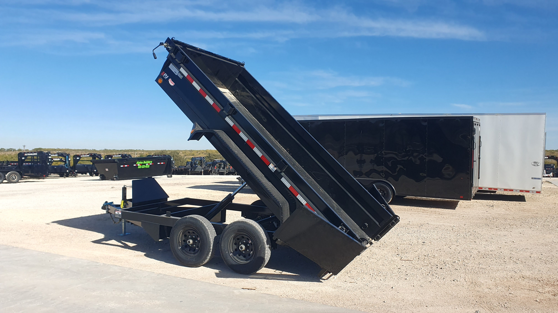 New 2026 PJ 72"x12' BP Tandem Axle Dump w/ 20" Sides – D3