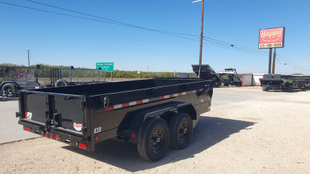 New 2026 PJ 72"x12' BP Tandem Axle Dump w/ 20" Sides – D3
