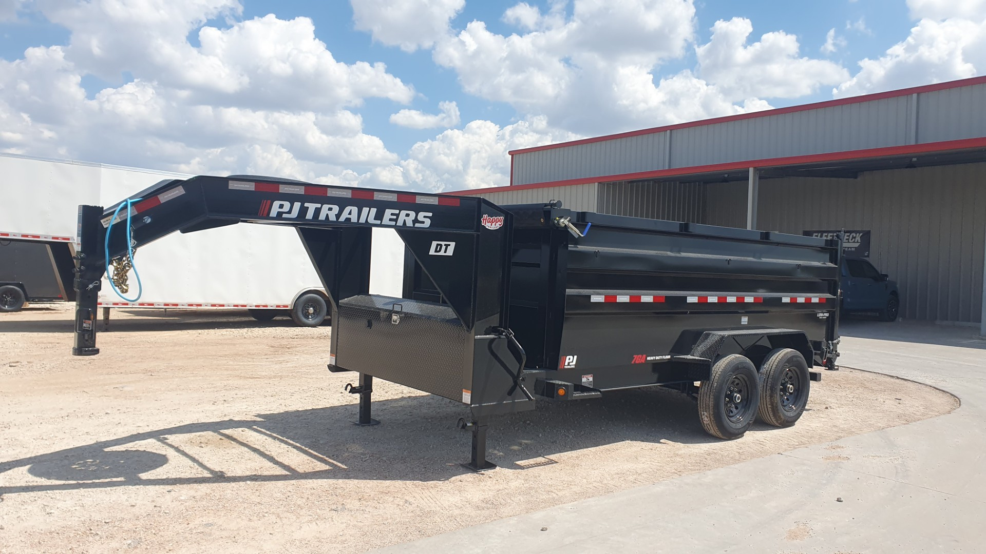 New 2026 PJ 83"x14' GN Tandem Axle Low Pro Telescopic Dump w/ 48" Sides – DT