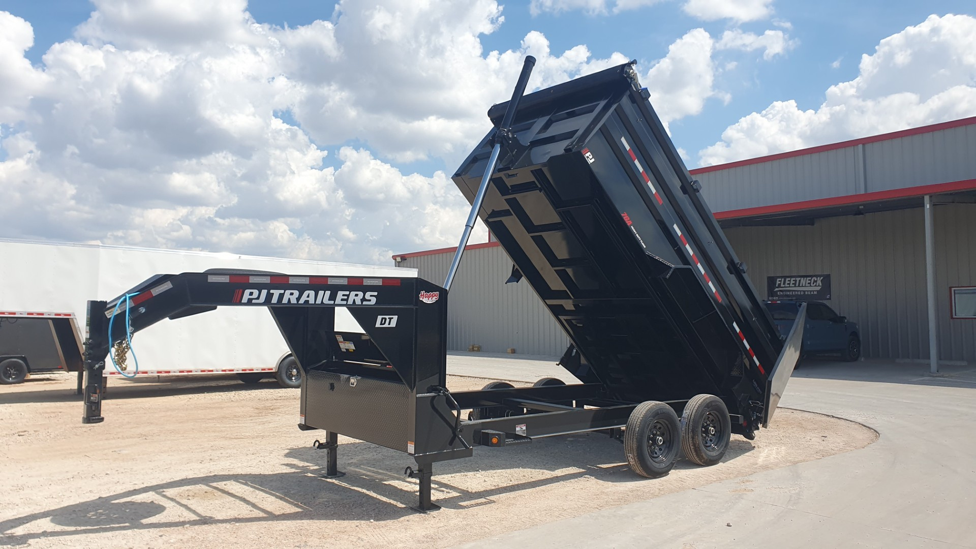 New 2026 PJ 83"x14' GN Tandem Axle Low Pro Telescopic Dump w/ 48" Sides – DT