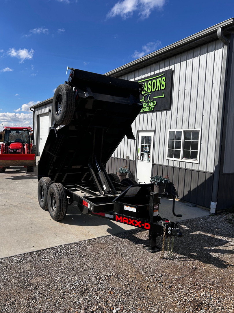 New 2026 MAXXD 60x10 9.9k gvwr RAMPS/TARP/STAB JACKS/SPARE Dump Trailer