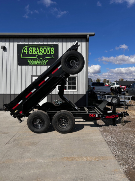 New 2026 MAXXD 60x10 9.9k gvwr RAMPS/TARP/STAB JACKS/SPARE Dump Trailer