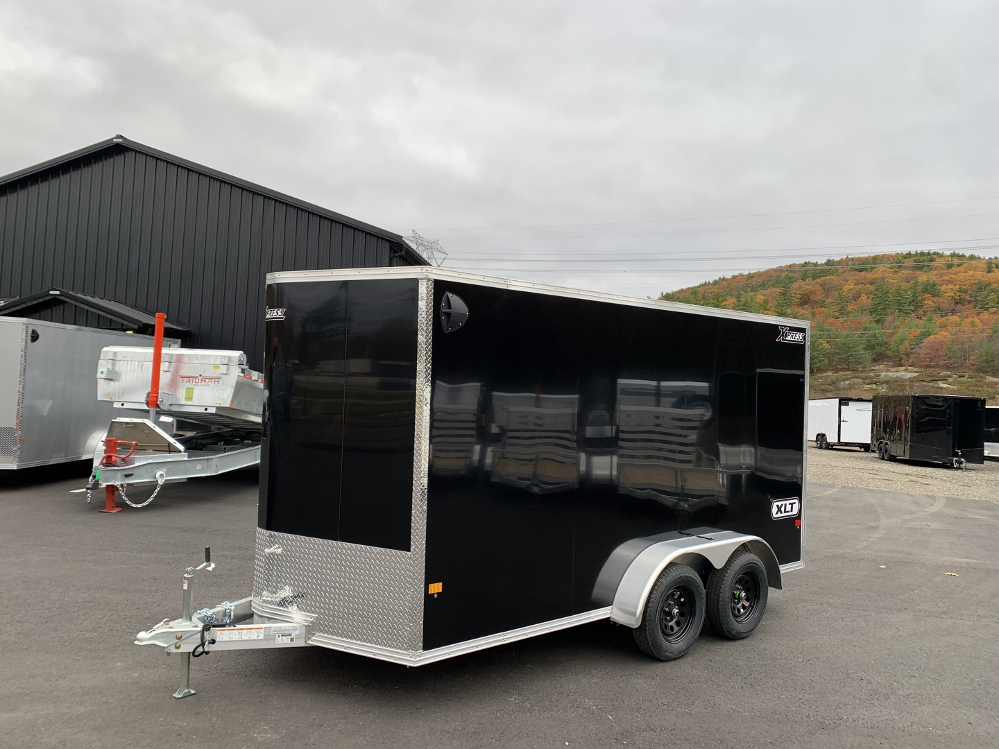 New 2026 High Country 7x14 + 18" V-Nose/ XLT Aluminum trailer / 7'interior -7000GVW