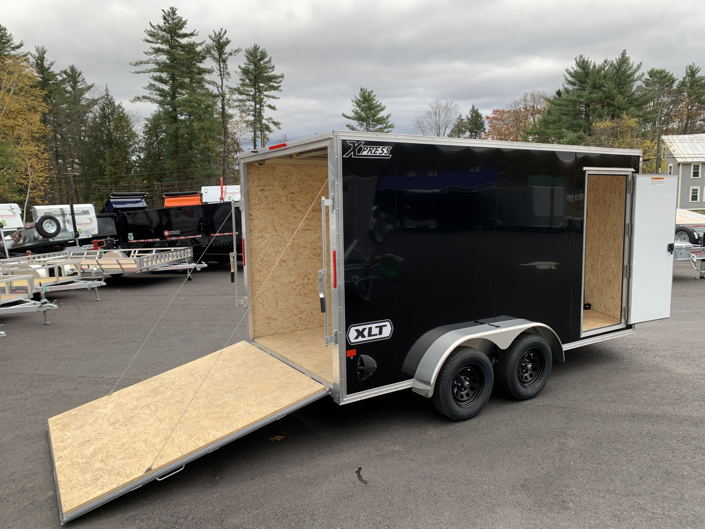 New 2026 High Country 7x14 + 18" V-Nose/ XLT Aluminum trailer / 7'interior -7000GVW