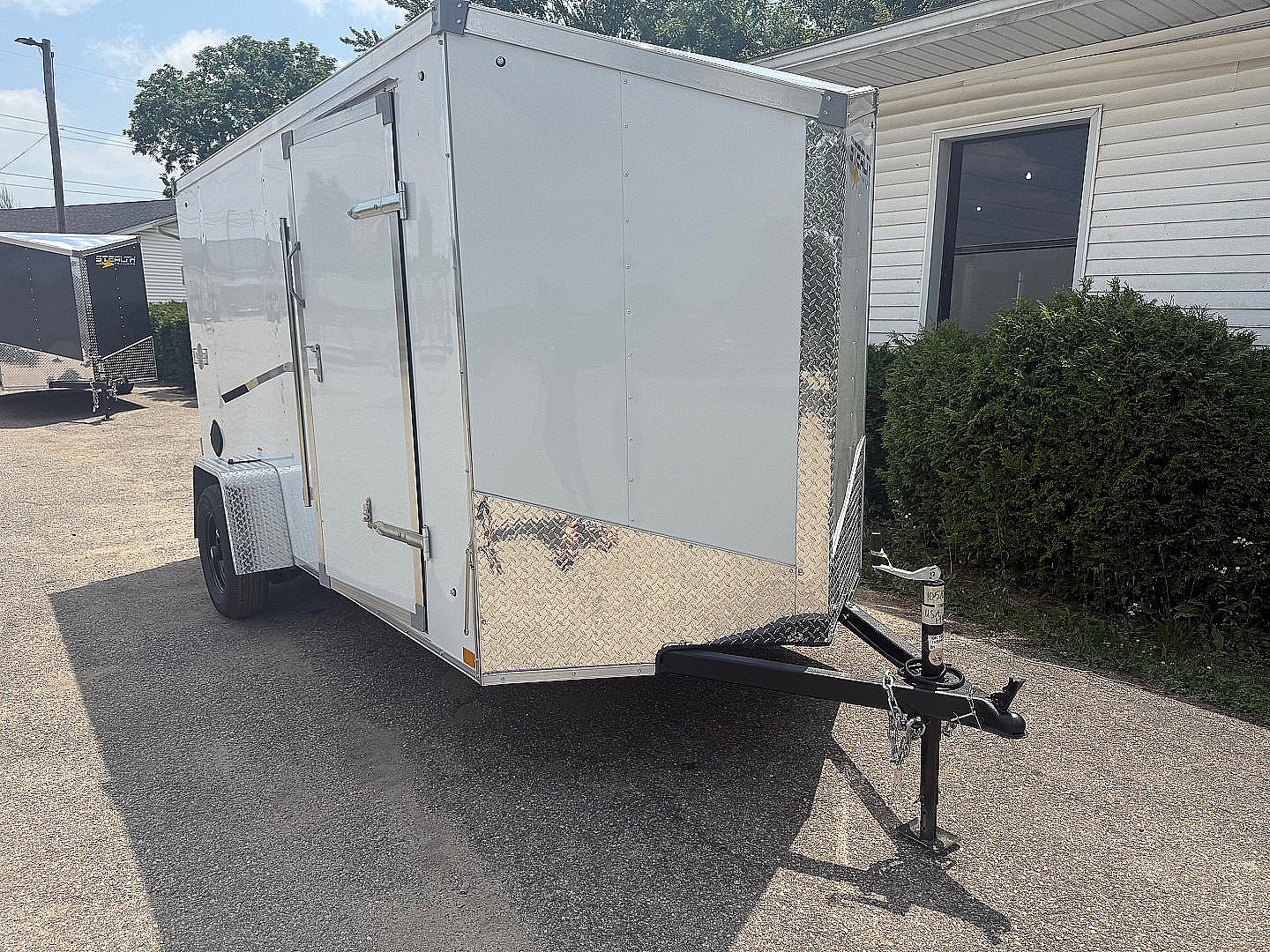 New 2026 6 x 12 Stealth Enclosed Trailer with Ramp