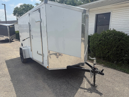 New 2026 6 x 12 Stealth Enclosed Trailer with Ramp