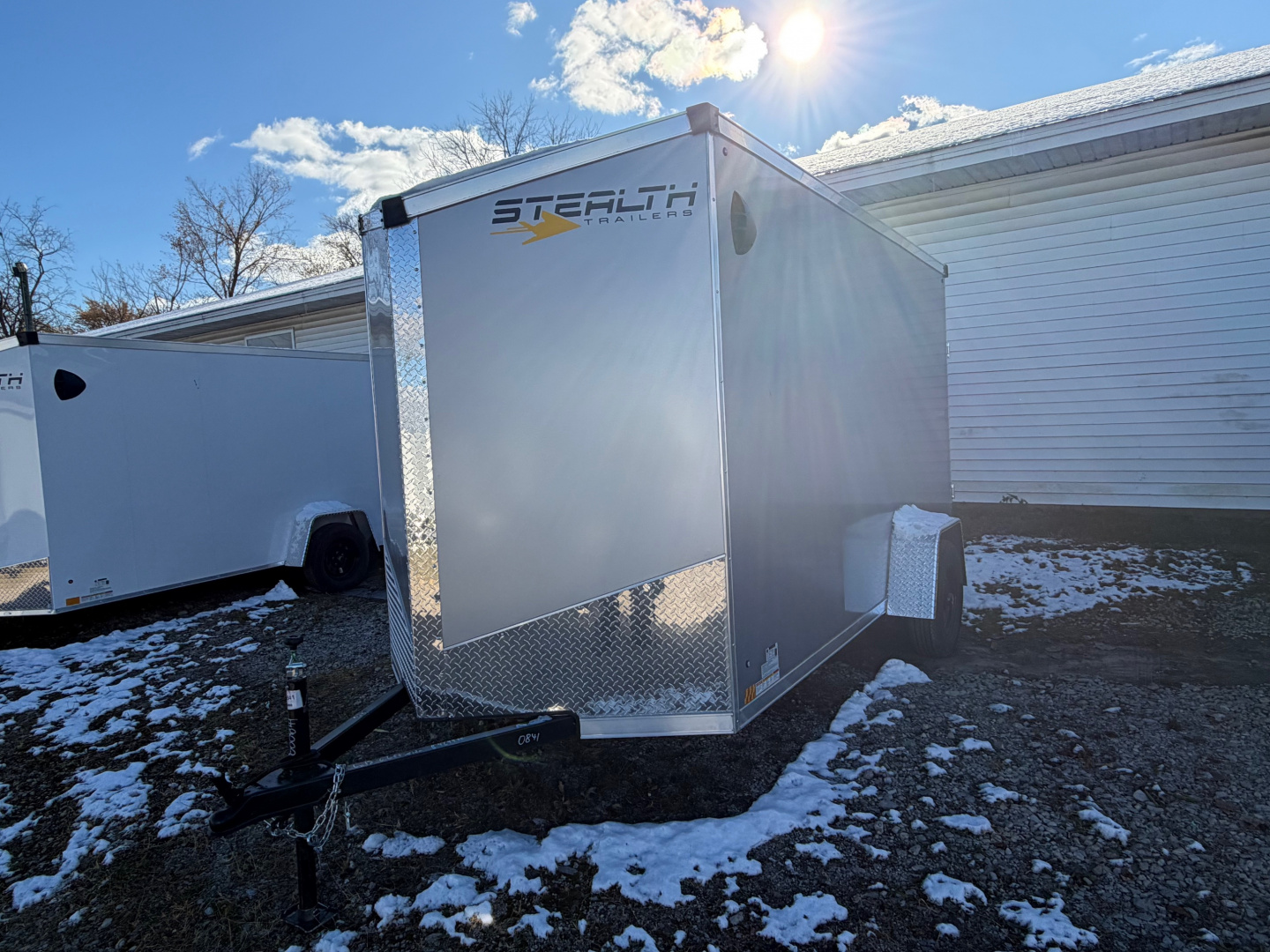 New 2026 6 x 12 Enclosed Trailer with 6ft 6in interior Ramp with UPGRADES