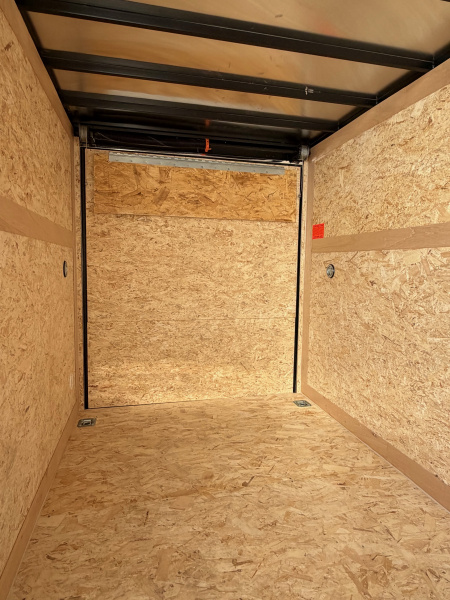 New 2026 6 x 12 Enclosed Trailer with 6ft 6in interior Ramp with UPGRADES