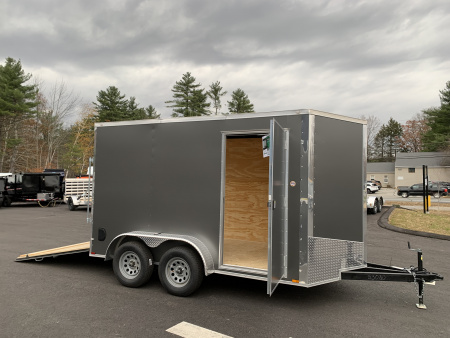 New 2026 Spartan 7X12 +2ft V-nose/7' interior height / Polycore Exterior - 7000GVW