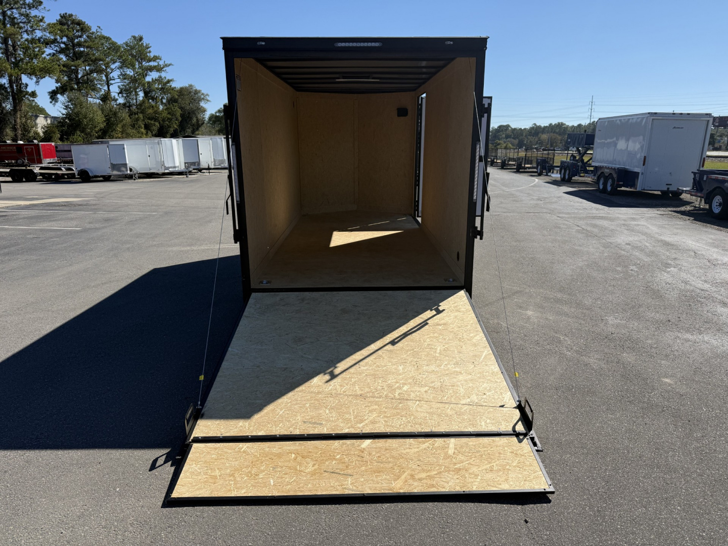 New TX7X16TA2 TEXAS TRAILERS 7' X 16' CARGO / ENCLOSED TRAILER W/ 7' INTERIOR HEIGHT, RAMP DOOR & SIDE DOOR