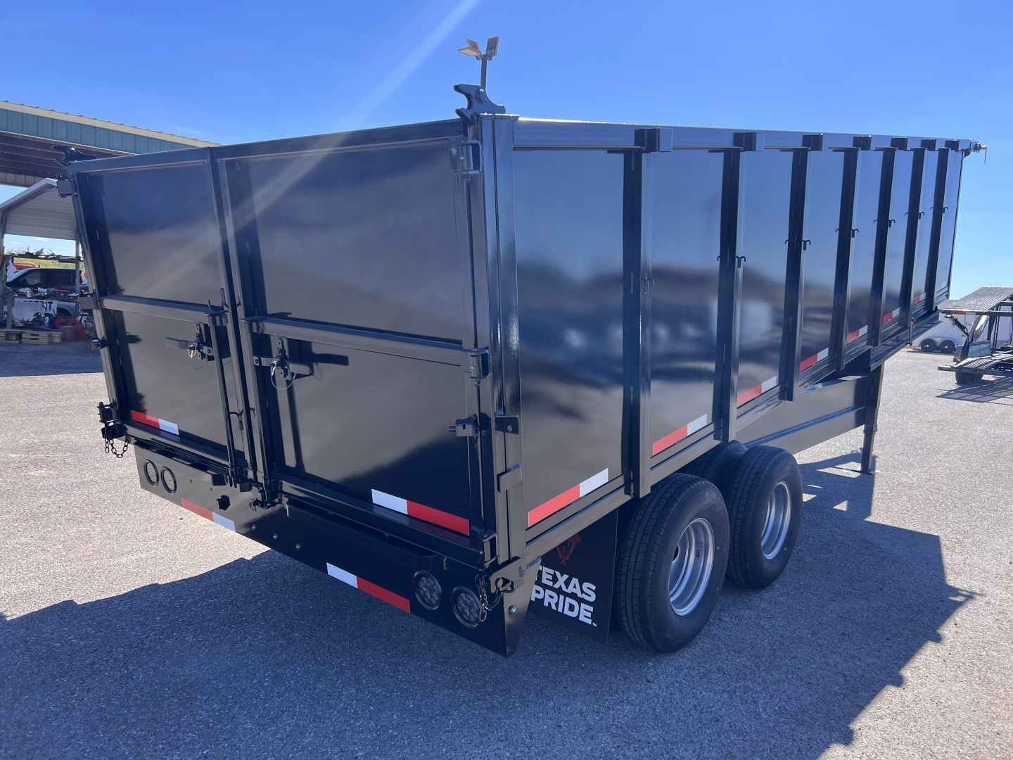 New 2026 Texas Pride Trailers 8x20ft Heavy Duty 26k Gooseneck Dump Trailer