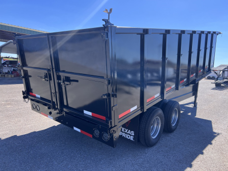 New 2026 Texas Pride Trailers 8x20ft Heavy Duty 26k Gooseneck Dump Trailer