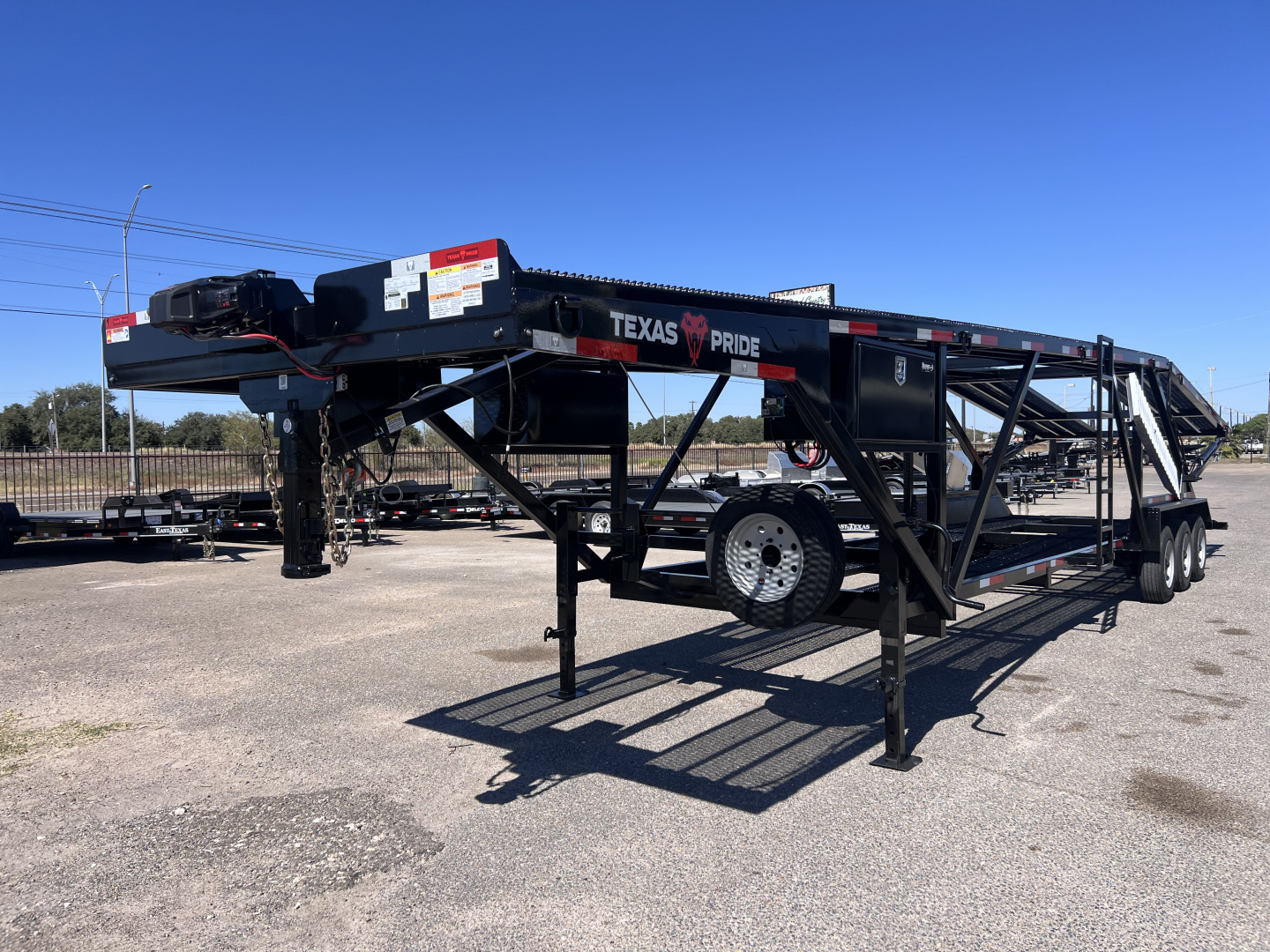 New 2026 Texas Pride Trailers Gooseneck 5 Car Hauler