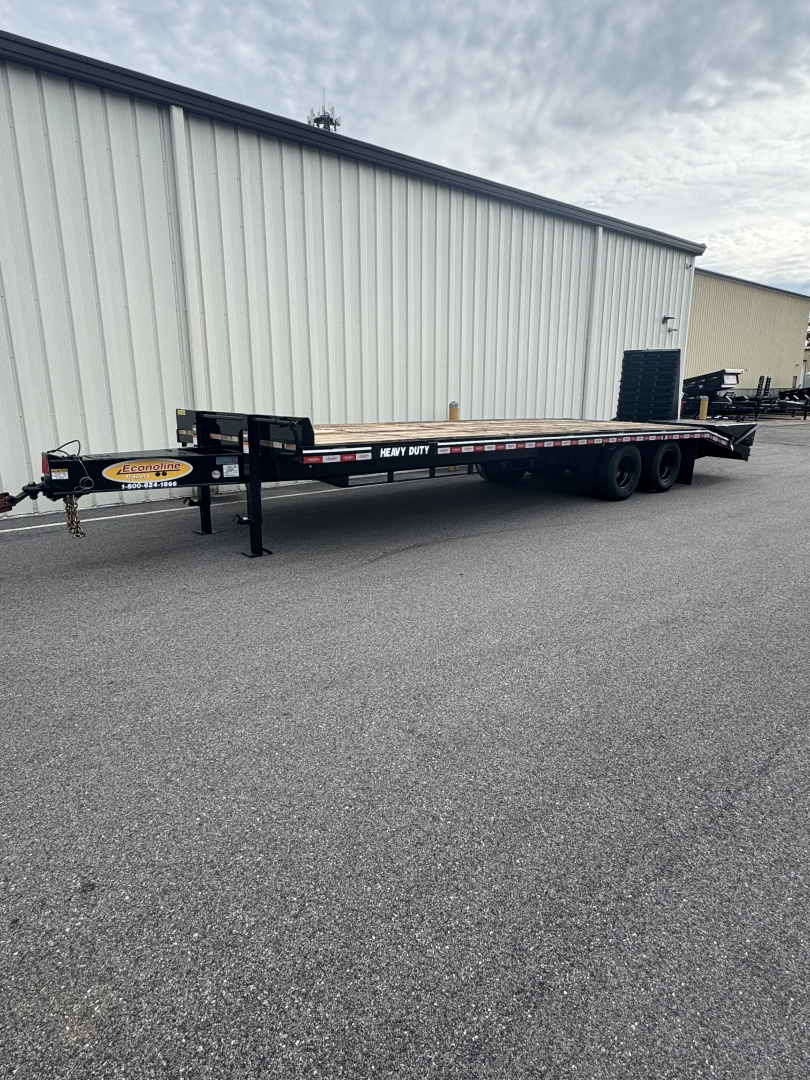 New 2026 Econoline 102"X22'+6' Deckover Trailer Dual Jacks / Super Ramps