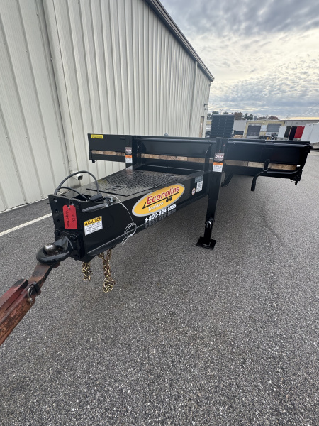 New 2026 Econoline 102"X22'+6' Deckover Trailer Dual Jacks / Super Ramps