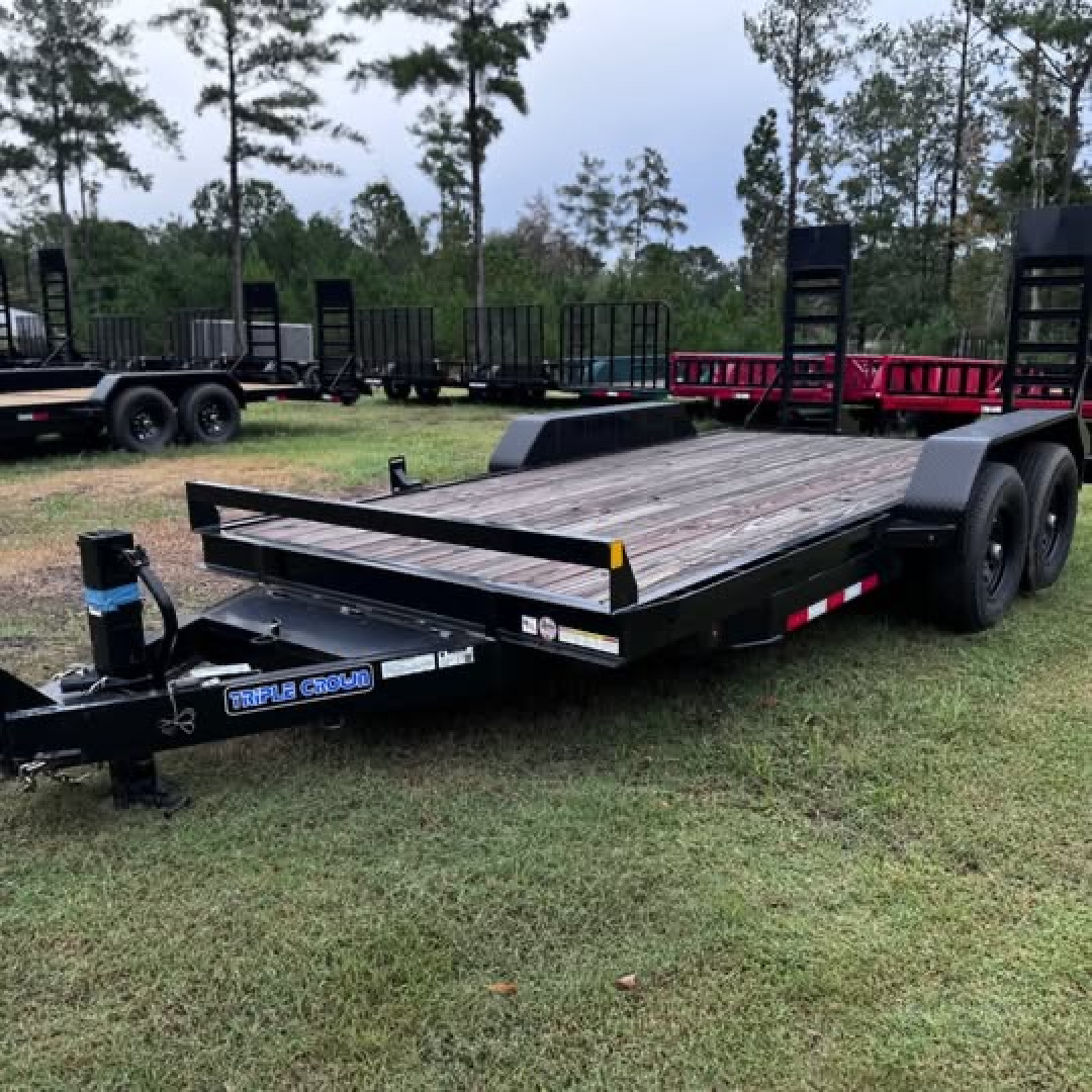 New 2025 Triple Crown 7X16 14K EQUIPMENT Equipment Trailer