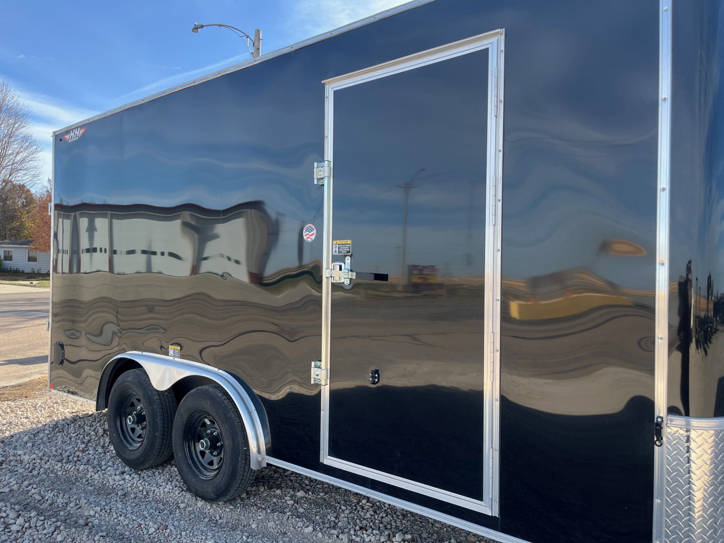New 2026 H&H Trailers 8x16 HH Series Flat Top V-Nose Enclosed Cargo Trailer 10K Tandem Cargo / Enclosed Trailer