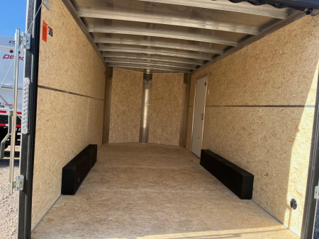 New 2026 H&H Trailers 8x16 HH Series Flat Top V-Nose Enclosed Cargo Trailer 10K Tandem Cargo / Enclosed Trailer