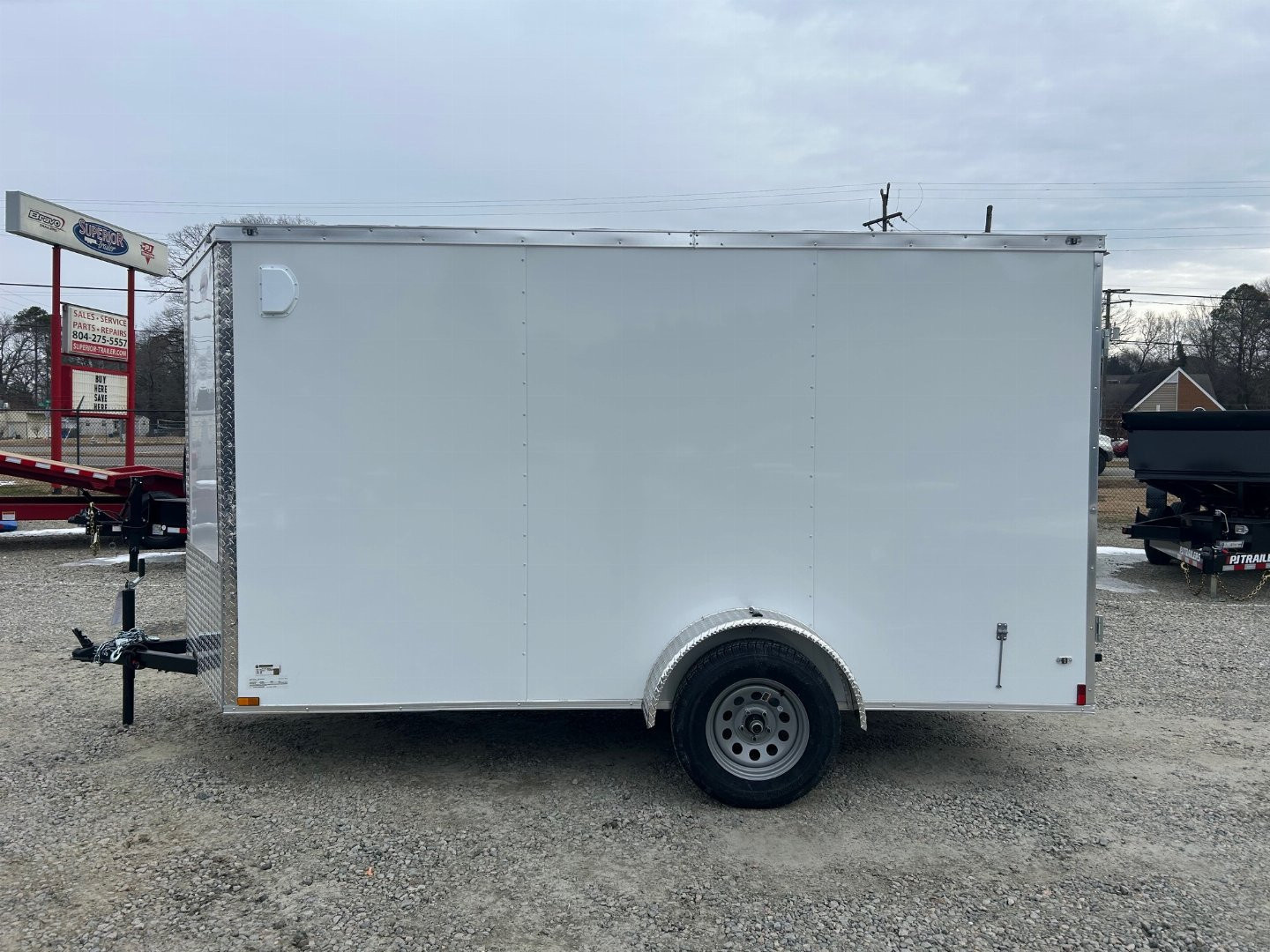 New 2026 Anvil 6X12 w/ Double Rear Doors Cargo / Enclosed Trailer