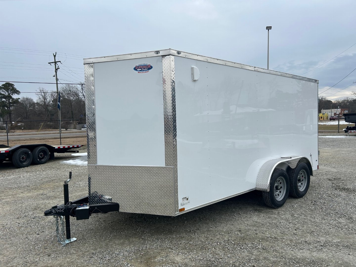 New 2026 Anvil 7X14 7K w/ Double Rear Doors Cargo / Enclosed Trailer
