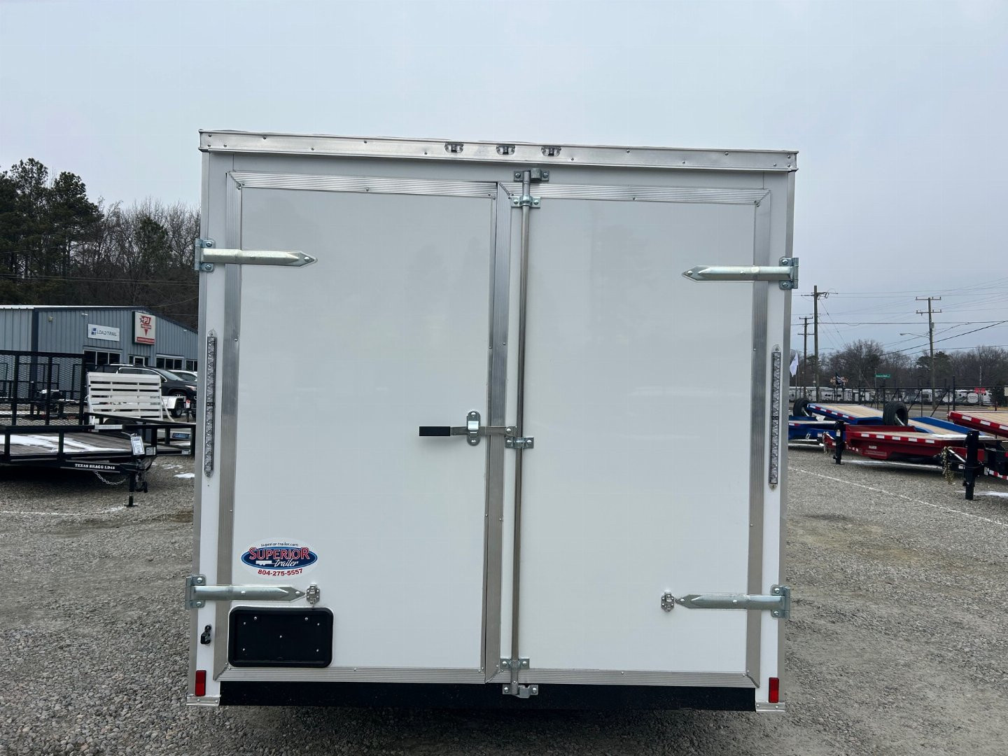 New 2026 Anvil 7X14 7K w/ Double Rear Doors Cargo / Enclosed Trailer