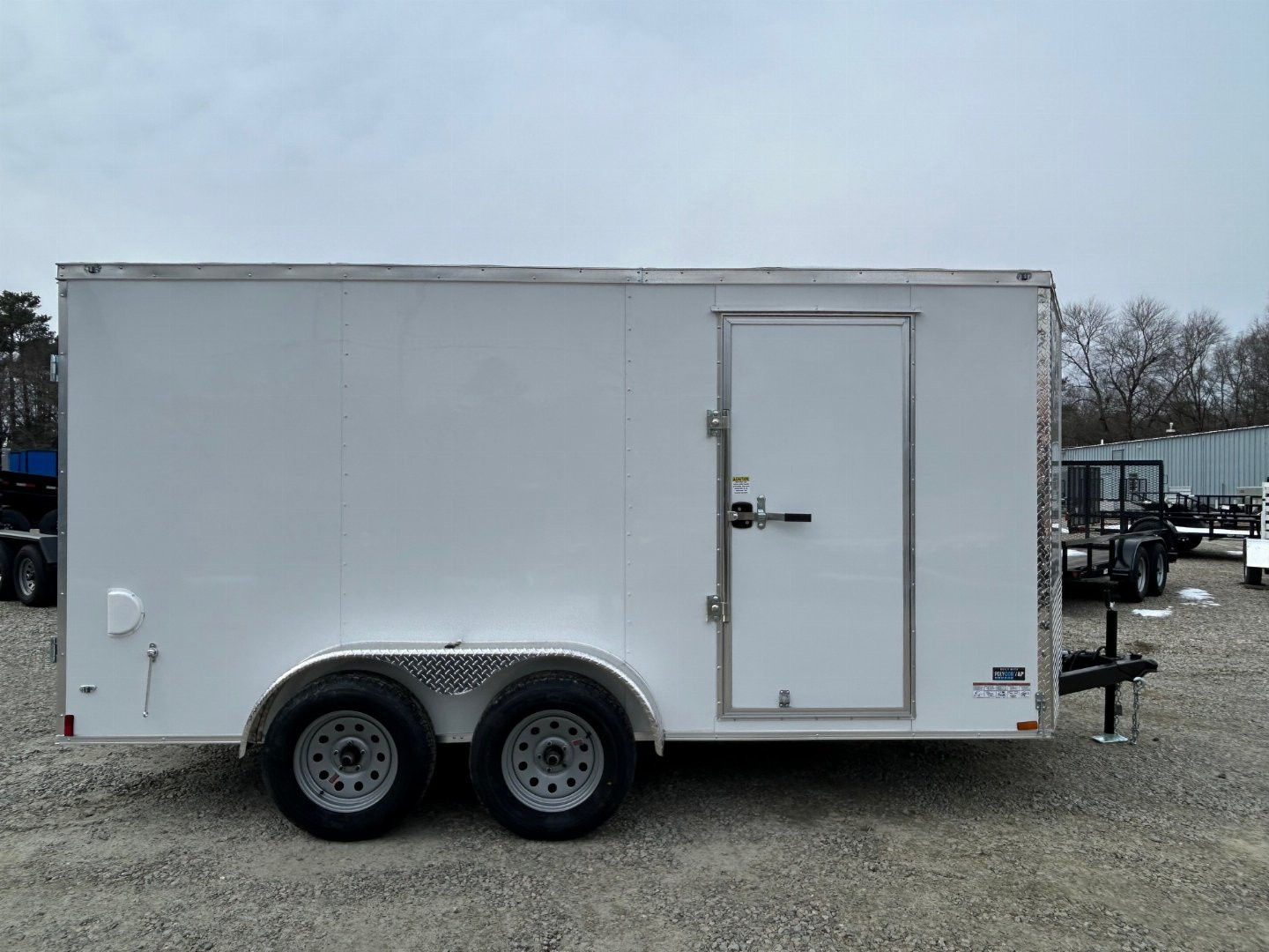 New 2026 Anvil 7X14 7K w/ Double Rear Doors Cargo / Enclosed Trailer