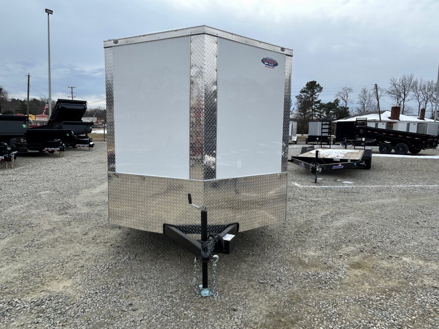 New 2026 Anvil 7X14 7K w/ Double Rear Doors Cargo / Enclosed Trailer