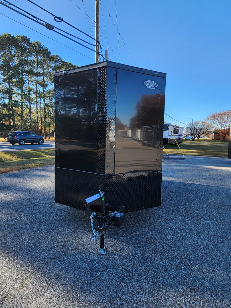 New 2026 Anvil 6X12 7K w/ Ramp Door, Extra Height, & Black Out Package Cargo / Enclosed Trailer