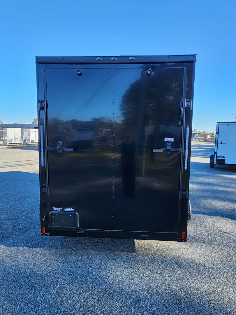 New 2026 Anvil 6X12 7K w/ Ramp Door, Extra Height, & Black Out Package Cargo / Enclosed Trailer