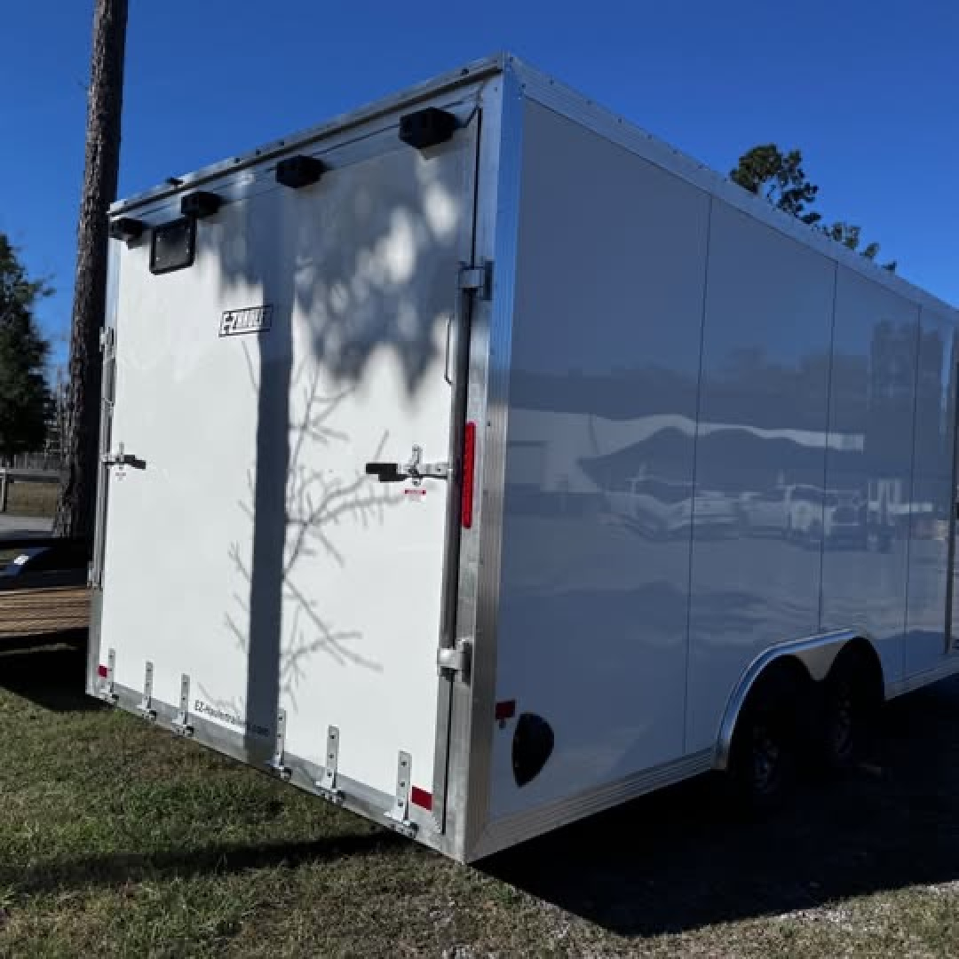 New 2026 Mission 8.5X20 CAR HAULER W/ BLK MOD WHLS Cargo / Enclosed Trailer
